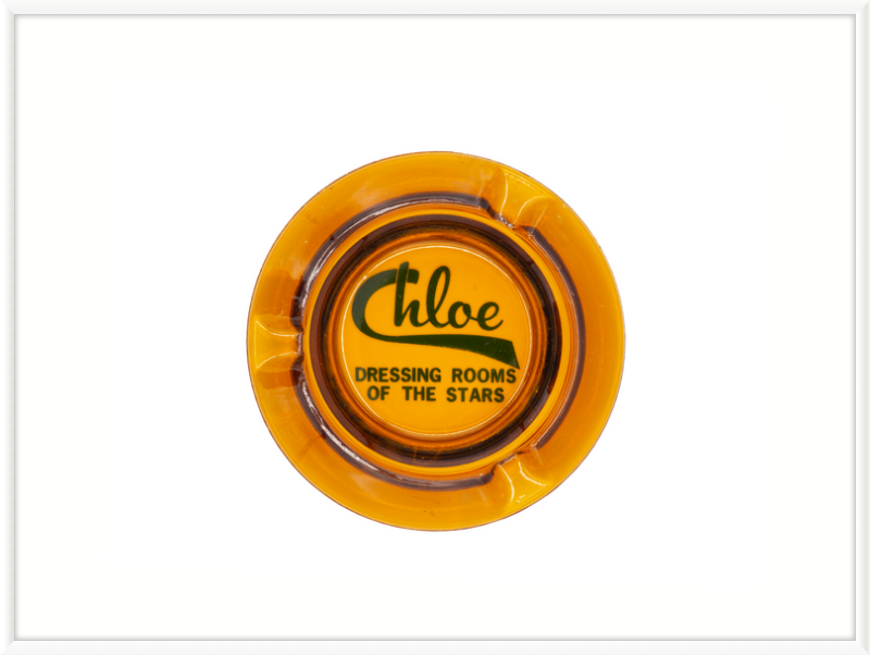 Chloe Dressing Rooms of the Stars Ashtray Wall Art