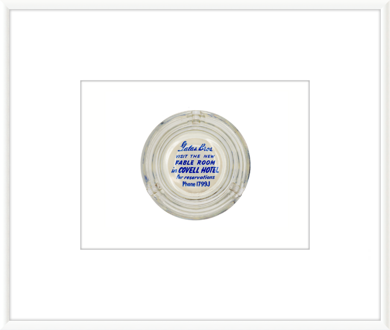 Lalas Bros Fabel Room in Covell Hotel Ashtray Wall Art