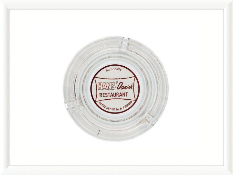 Hans' Danish Restaurant Ashtray Wall Art