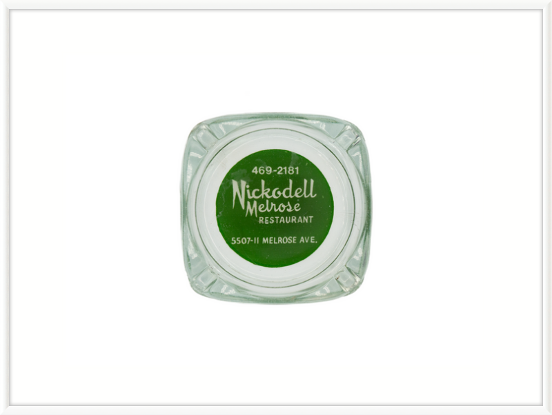 Nickodell Melrose Restaurant Ashtray Wall Art