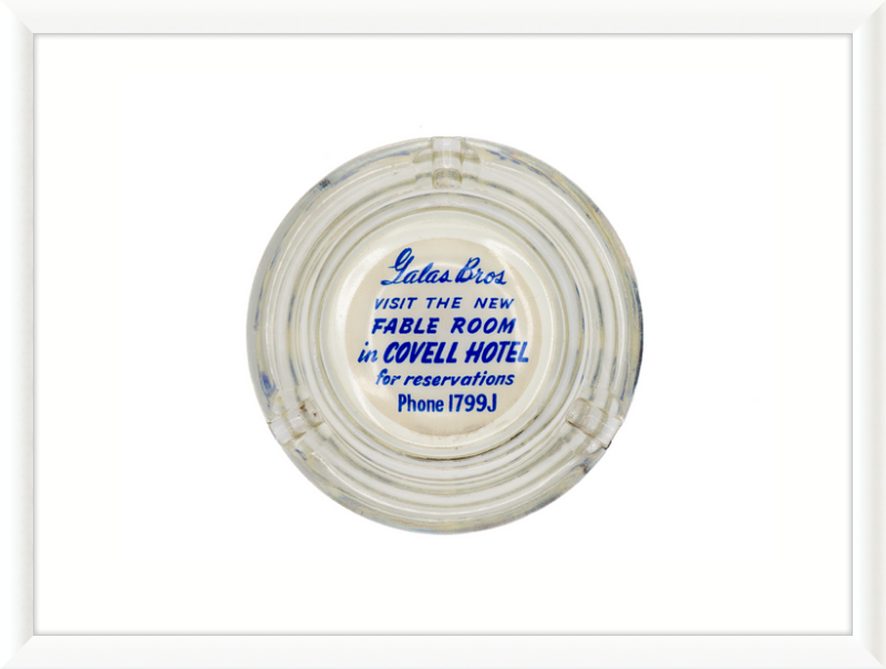 Lalas Bros Fabel Room in Covell Hotel Ashtray Wall Art