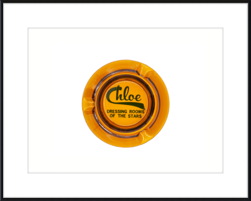 Chloe Dressing Rooms of the Stars Ashtray Wall Art