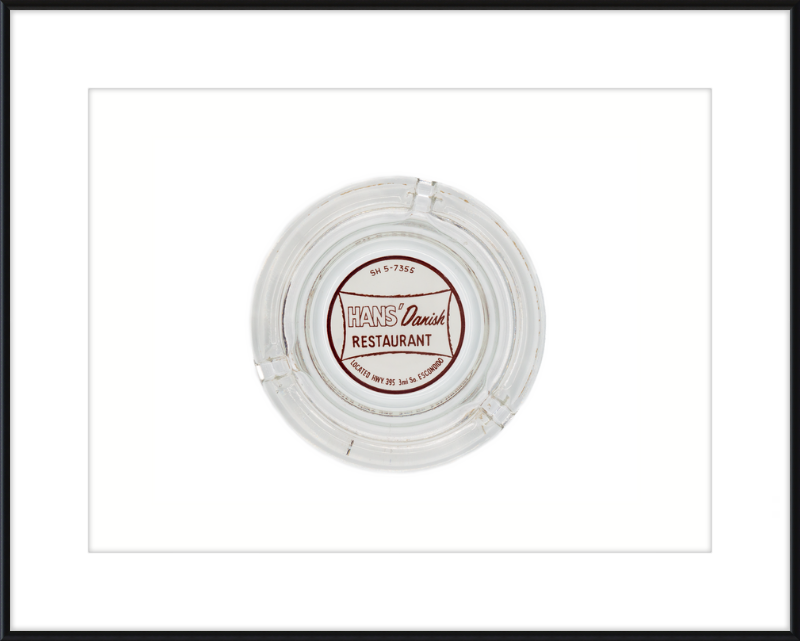 Hans' Danish Restaurant Ashtray Wall Art
