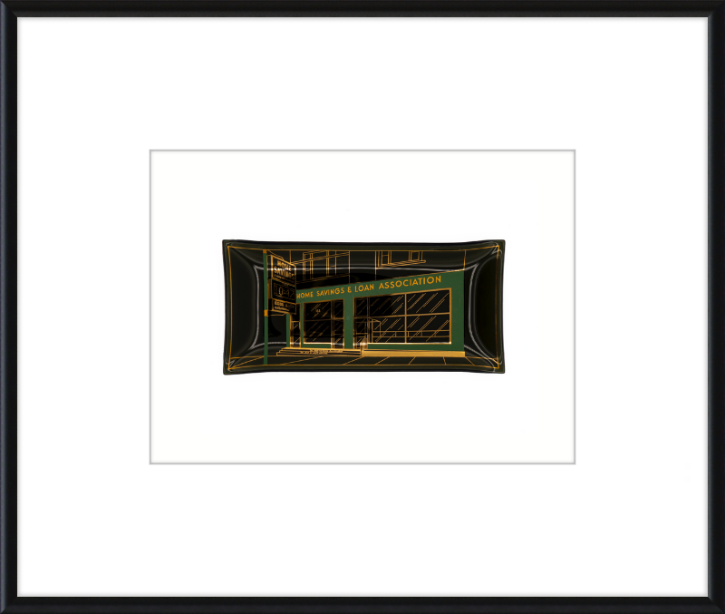 Home Savings & Loan Association Ashtray Wall Art
