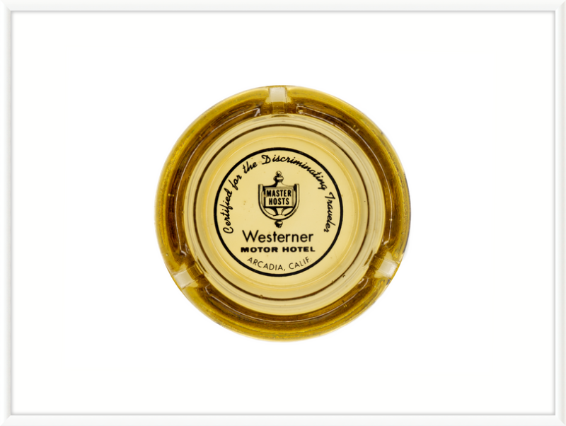 Westerner Motor Hotel Ashtray Wall Art