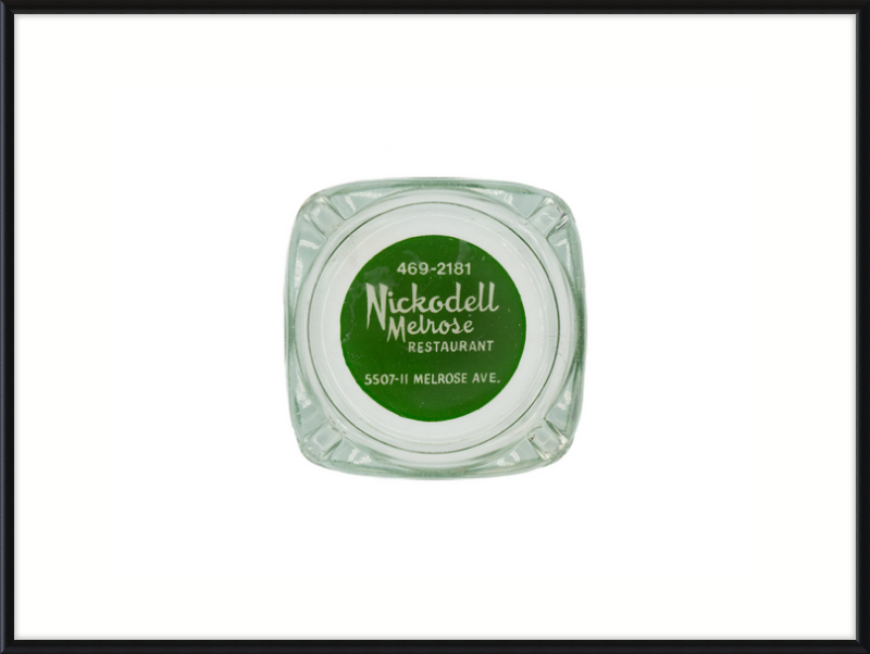 Nickodell Melrose Restaurant Ashtray Wall Art
