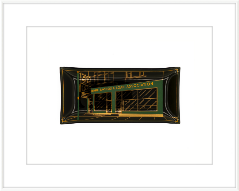 Home Savings & Loan Association Ashtray Wall Art