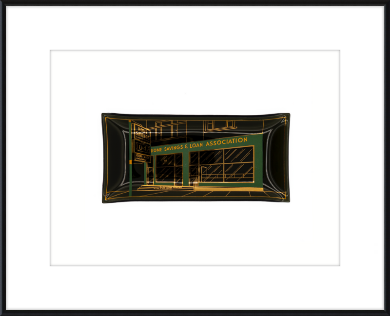 Home Savings & Loan Association Ashtray Wall Art