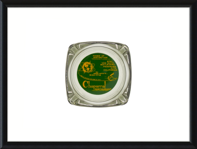 Chaparral Restaurant Ashtray Wall Art