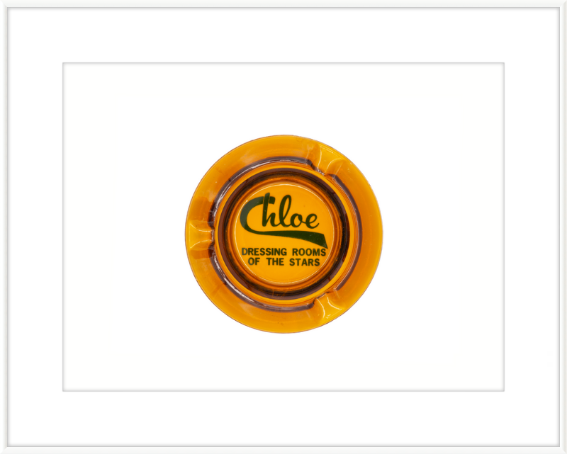 Chloe Dressing Rooms of the Stars Ashtray Wall Art