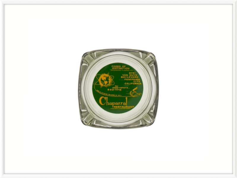 Chaparral Restaurant Ashtray Wall Art