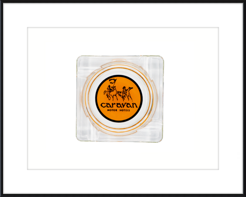 Caravan Motor Hotels Ashtray Wall Art
