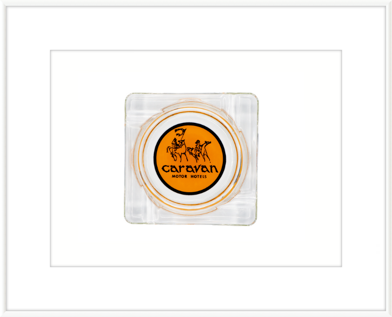 Caravan Motor Hotels Ashtray Wall Art