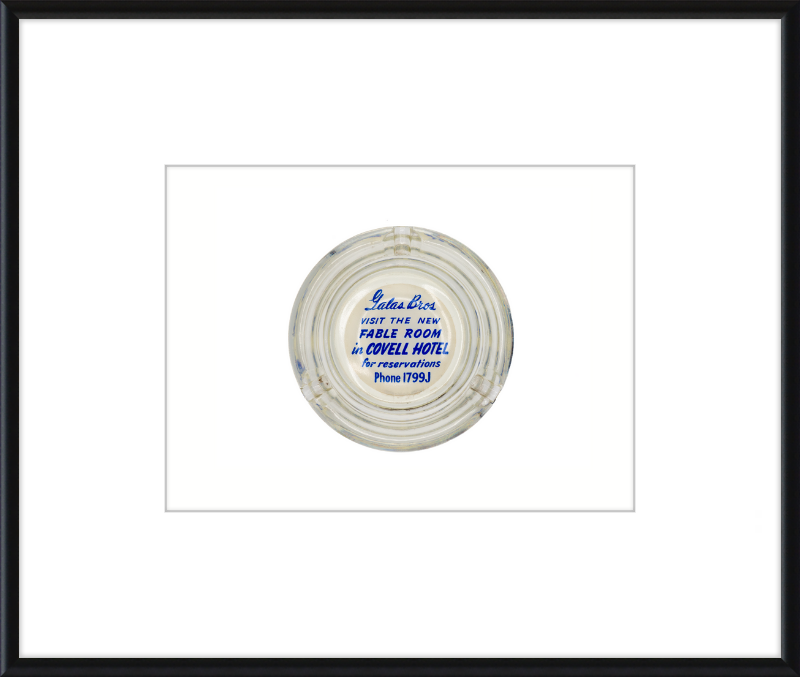 Lalas Bros Fabel Room in Covell Hotel Ashtray Wall Art