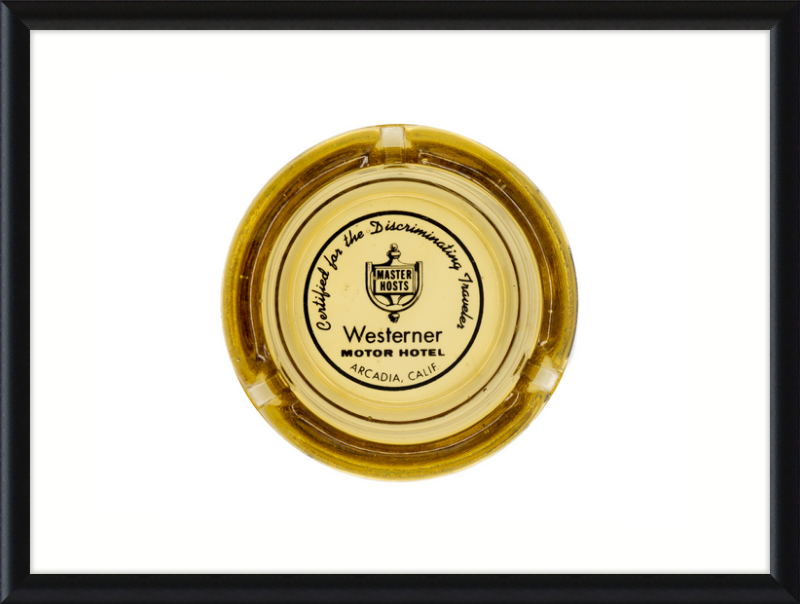 Westerner Motor Hotel Ashtray Wall Art