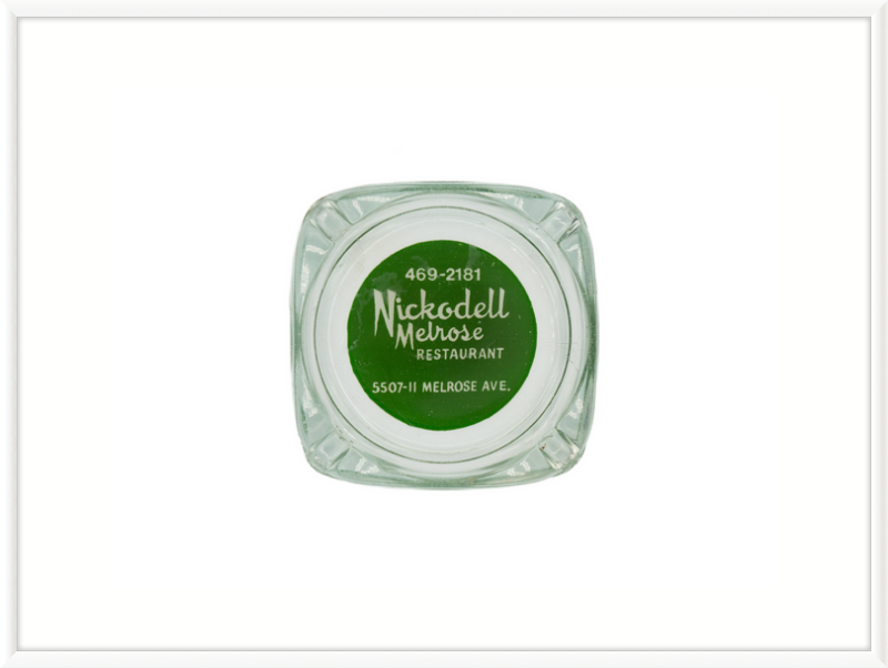 Nickodell Melrose Restaurant Ashtray Wall Art