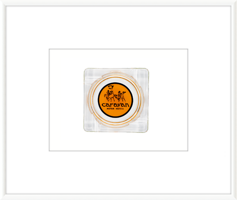 Caravan Motor Hotels Ashtray Wall Art