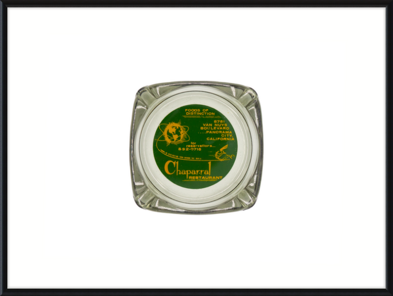 Chaparral Restaurant Ashtray Wall Art