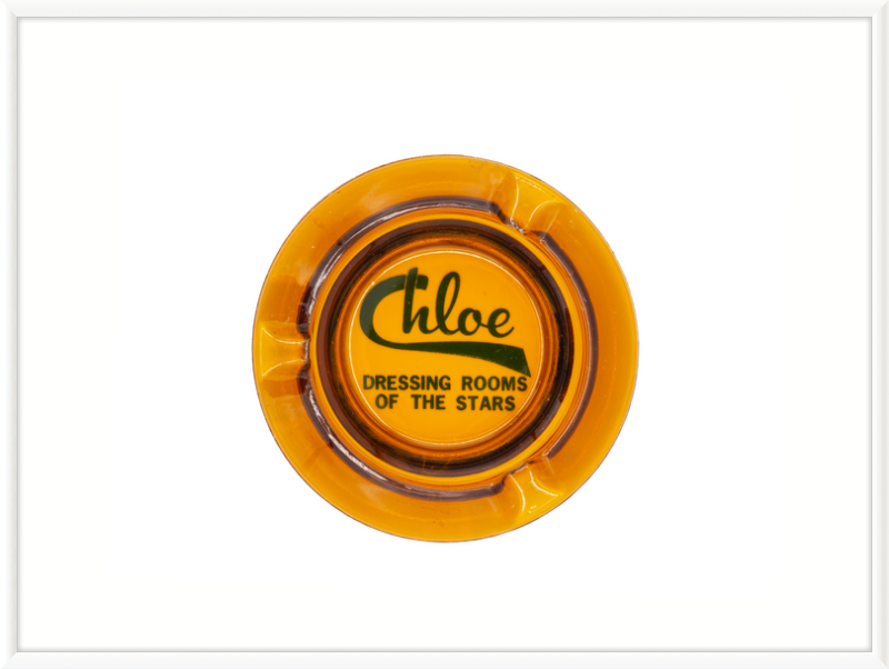 Chloe Dressing Rooms of the Stars Ashtray Wall Art