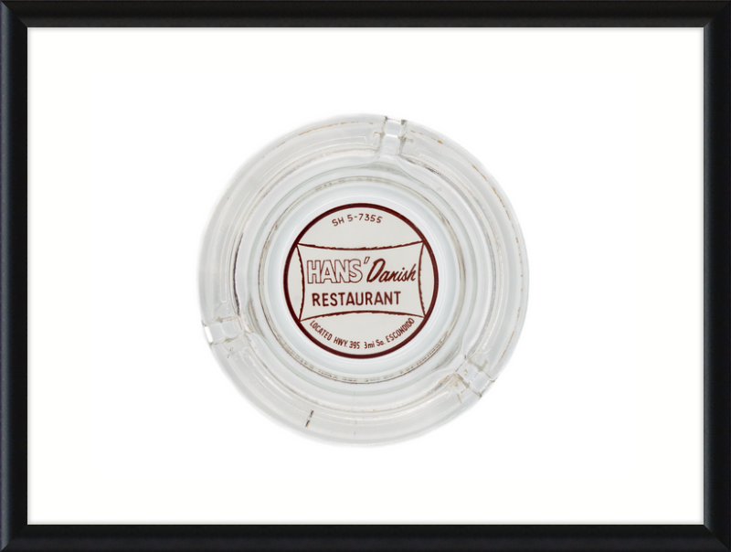 Hans' Danish Restaurant Ashtray Wall Art