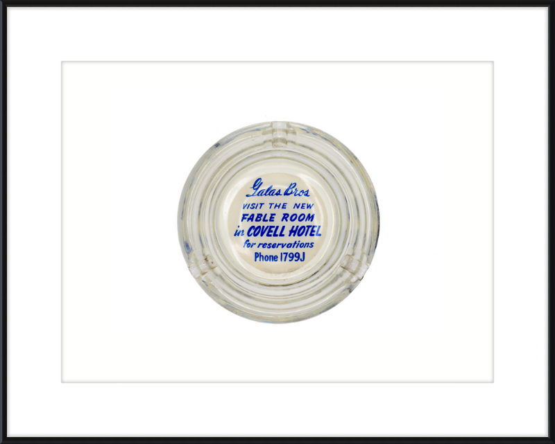 Lalas Bros Fabel Room in Covell Hotel Ashtray Wall Art