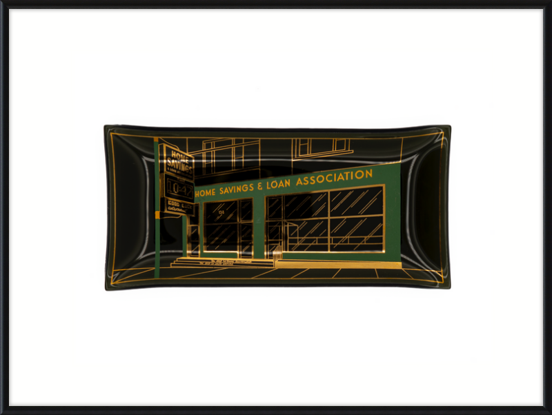 Home Savings & Loan Association Ashtray Wall Art