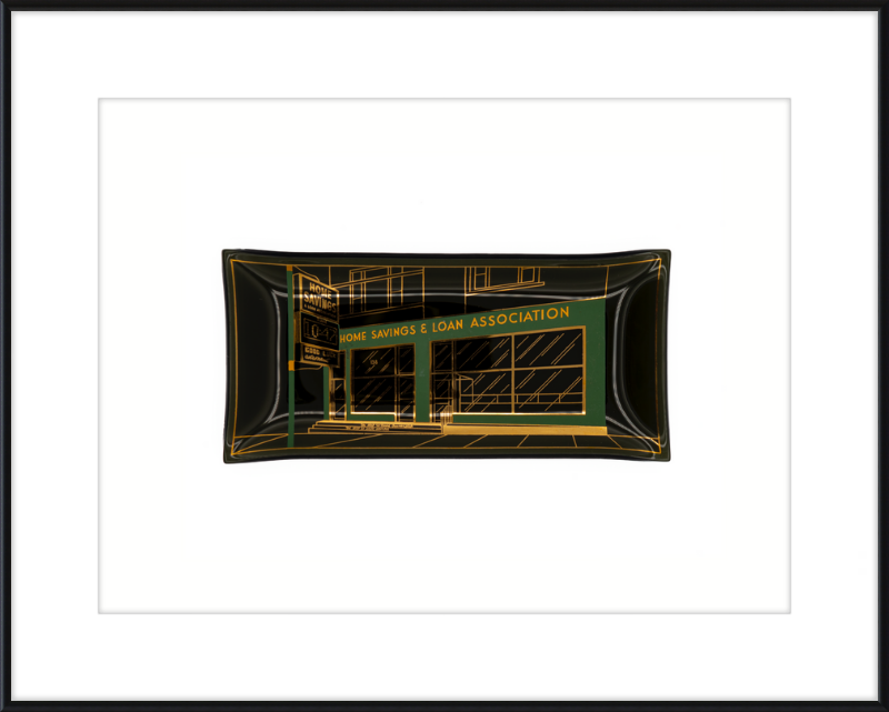 Home Savings & Loan Association Ashtray Wall Art
