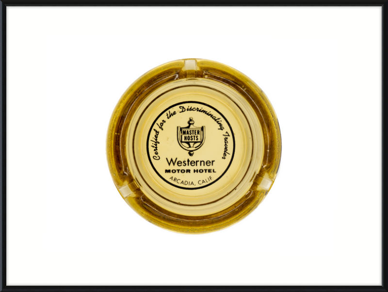Westerner Motor Hotel Ashtray Wall Art