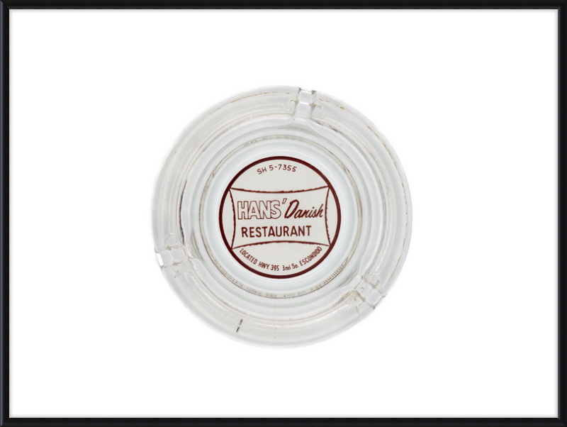 Hans' Danish Restaurant Ashtray Wall Art