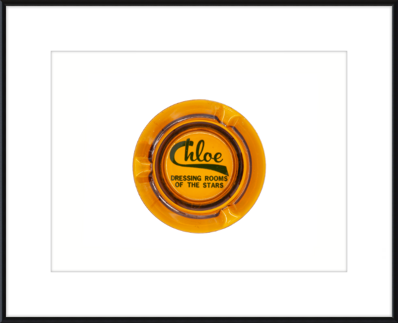 Chloe Dressing Rooms of the Stars Ashtray Wall Art