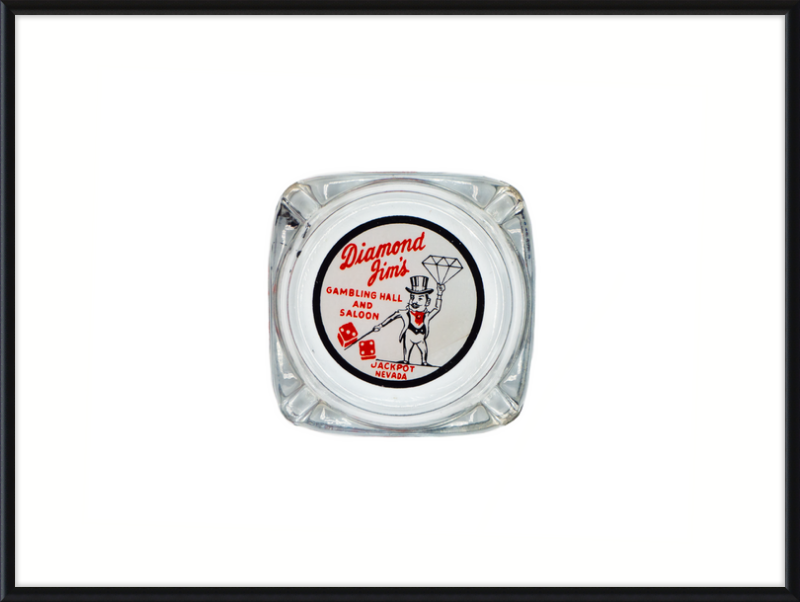 Diamond Jim's Gambling Hall and Saloon Ashtray Wall Art