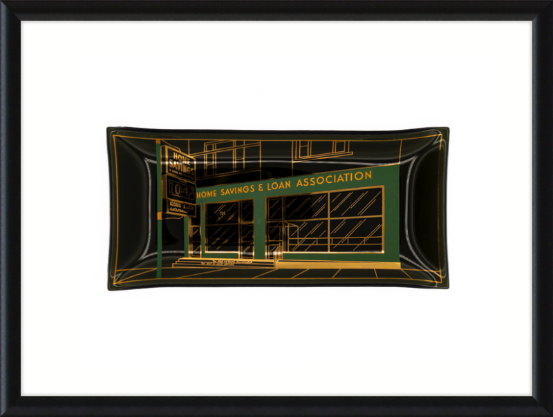 Home Savings & Loan Association Ashtray Wall Art