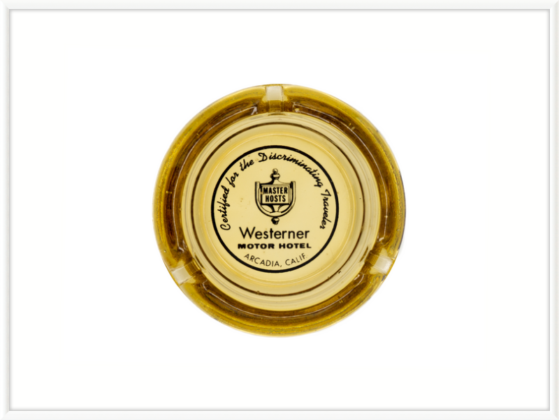 Westerner Motor Hotel Ashtray Wall Art