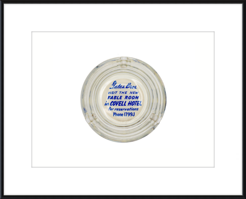 Lalas Bros Fabel Room in Covell Hotel Ashtray Wall Art