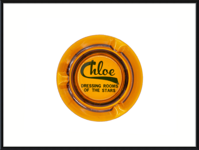 Chloe Dressing Rooms of the Stars Ashtray Wall Art