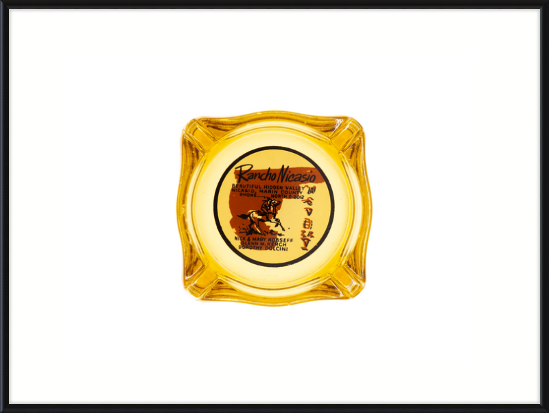 Rancho Nicasio Ashtray Wall Art