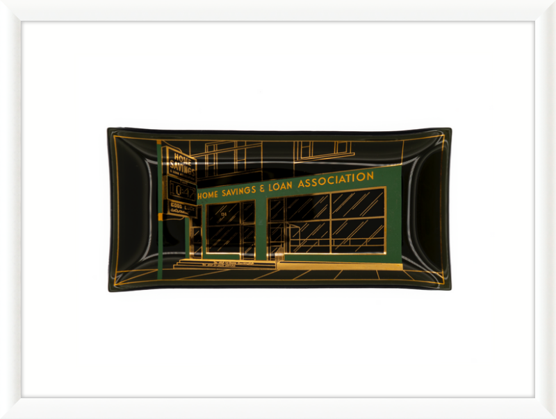 Home Savings & Loan Association Ashtray Wall Art