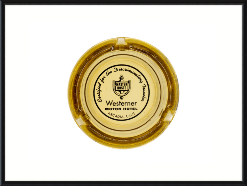 Westerner Motor Hotel Ashtray Wall Art
