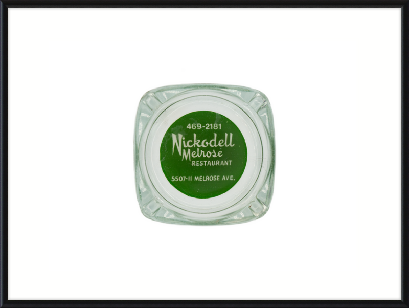 Nickodell Melrose Restaurant Ashtray Wall Art
