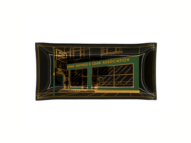 Home Savings & Loan Association Ashtray Wall Art