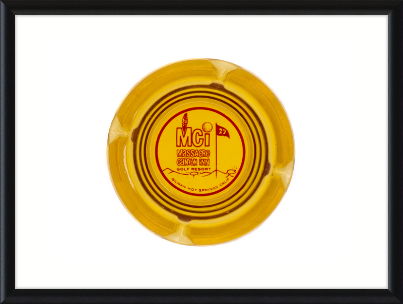 Massacre Canyon Inn Golf Resort Ashtray Wall Art